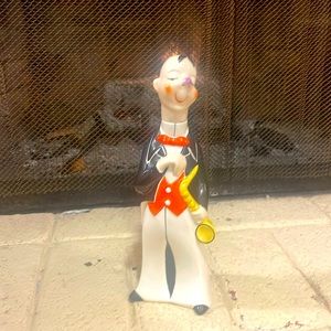 William Goebel Jazz man collectible decanter figurine